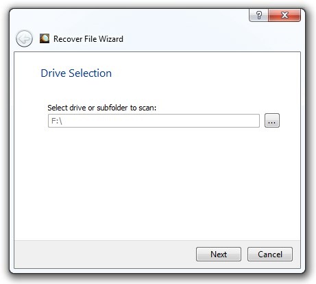 Recover File Wizard