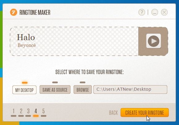 Ringtone Maker Step 4 Ringtone Maker Step 4