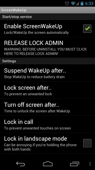ScreenWakeUp-Android-Settings ScreenWakeUp-Android-Settings