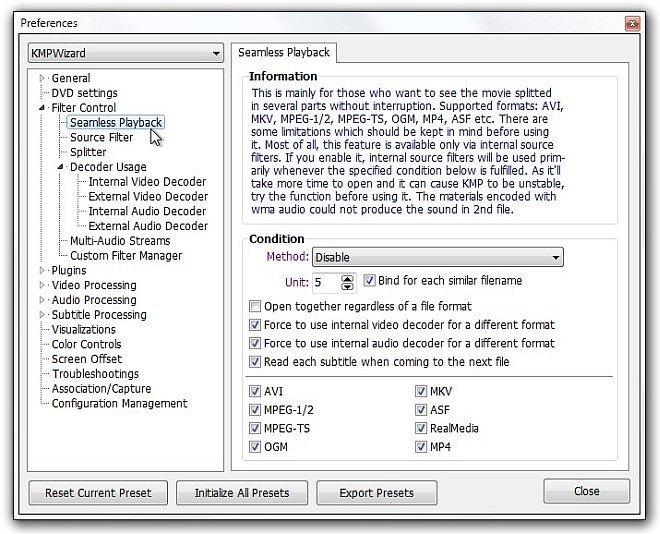 Format read Pioneer. Enable unit