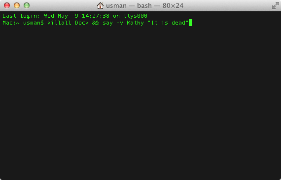 announce command complete announce command complete