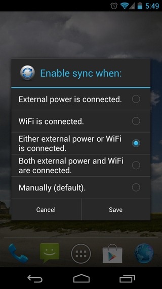 Android enable
