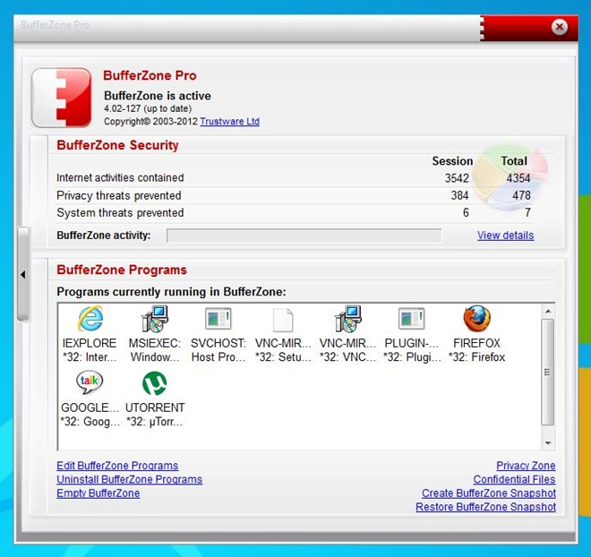 Bufferzone Bufferzone
