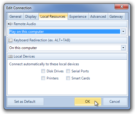 Edit Connection.png Local Resources Edit Connection.png Local Resources