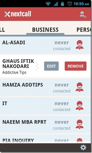 Nextcall-Android-Options Nextcall-Android-Options