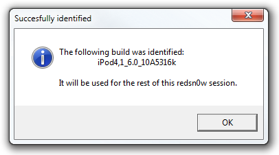 Succesfully identified Succesfully identified