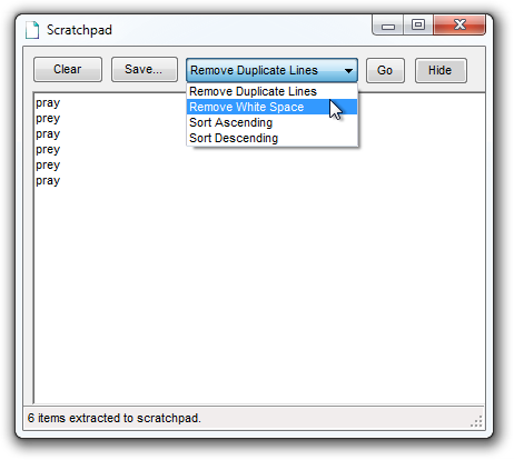 TextCrawler Scratchpad TextCrawler Scratchpad