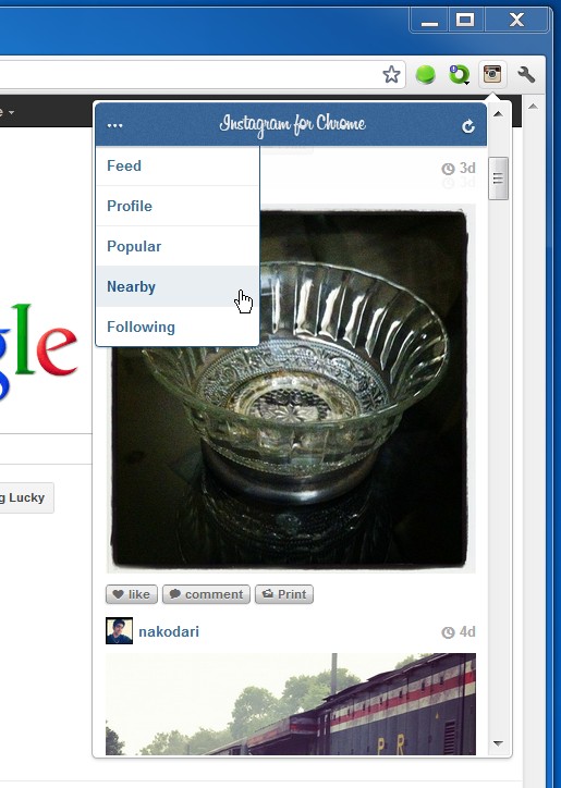 instagram for chromebook