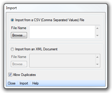 Access Manager Import Access Manager Import