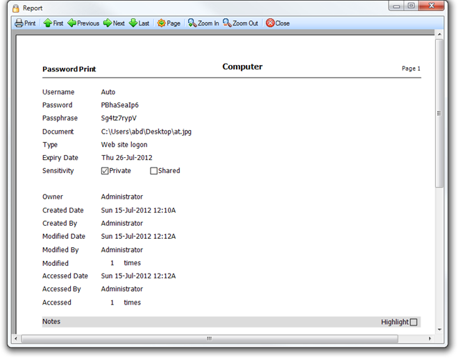 AccessManager Print AccessManager Print