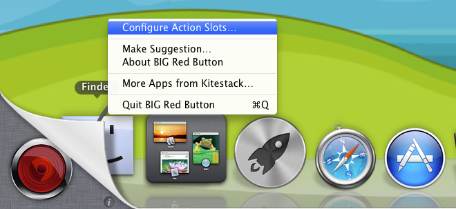 BIG Red Button actions