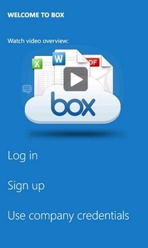 Box WP7 Welcome Box WP7 Welcome