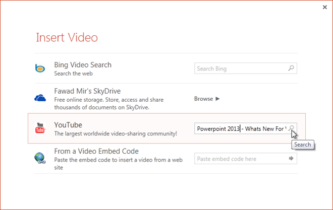 Insert Video Insert Video