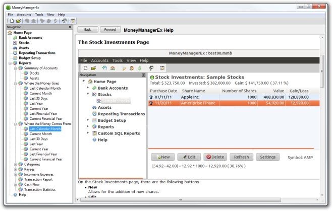 MoneyManagerEx Main MoneyManagerEx Main