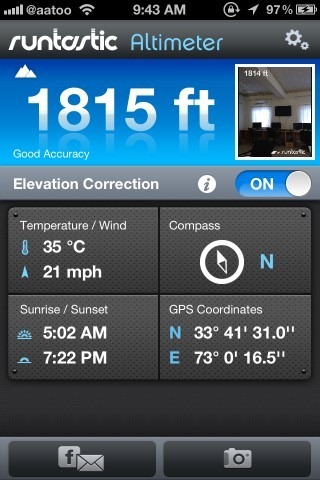 Find Your Altitude, Weather & GPS On iPhone/iPad