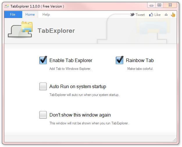 TabExplorer 1.1.0.0 ( Free Version )