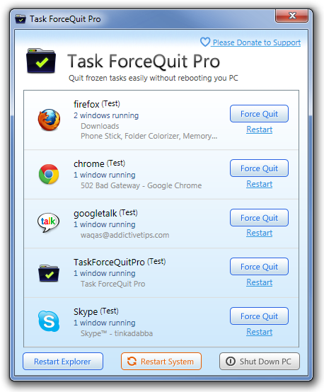 Task ForceQuit Pro