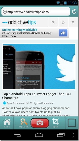 WebSnap-Android-Home WebSnap-Android-Home