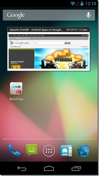 WebSnap-Android-Widget WebSnap-Android-Widget