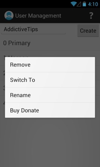 Android Jelly Bean User Management 3