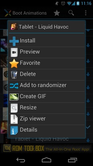 Boot-Animation-JRummy-Android-Options