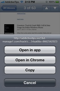 BrowseInApp Options BrowseInApp Options