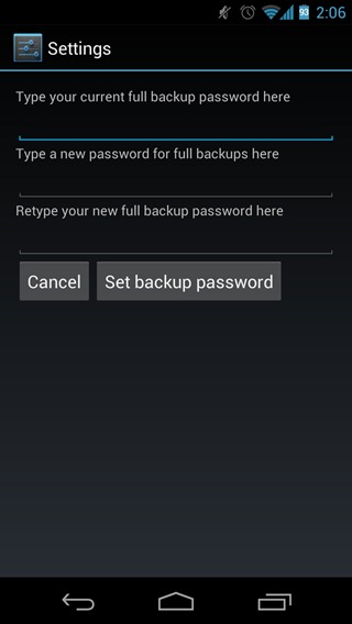 Developer Options Developer Options