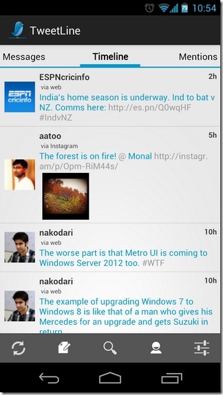 TweetLine-Android-Home TweetLine-Android-Home