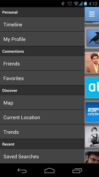 TweetPixx-Android-Menu TweetPixx-Android-Menu