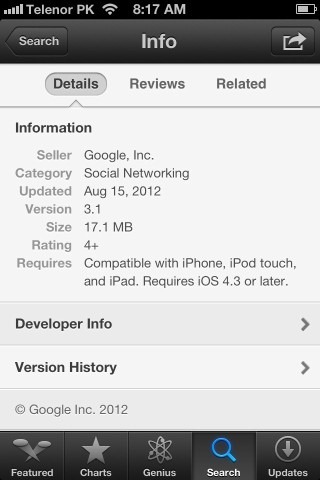 App Store App Details iPhone iOS 6 App Store App Details iPhone iOS 6