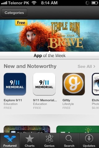 App Store Featured iPhone iOS 6 App Store Featured iPhone iOS 6