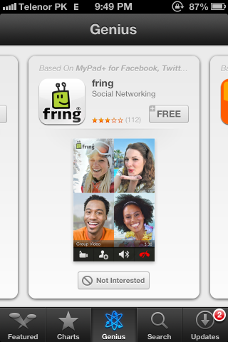 App Store Genius iPhone iOS 6 App Store Genius iPhone iOS 6
