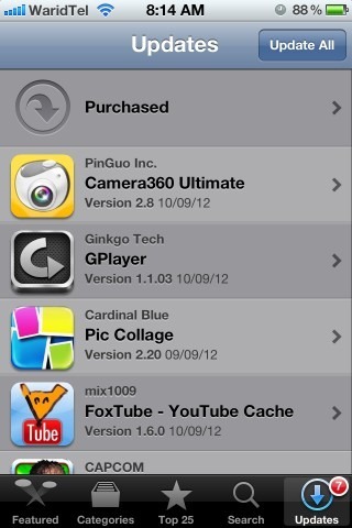 App Store Updates iPhone iOS 5 App Store Updates iPhone iOS 5