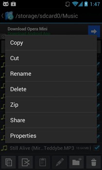 Exlorer File Manager - Options Exlorer File Manager - Options