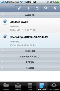 FileApp Pro iOS Sort FileApp Pro iOS Sort
