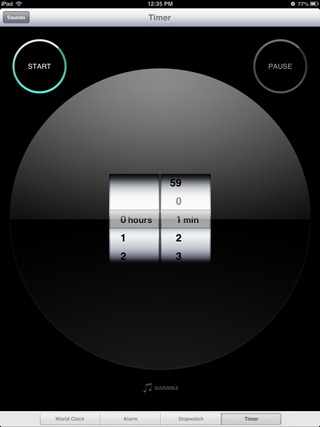 Clock App iOS 6 - Timer Clock App iOS 6