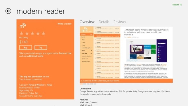 Modern reader_Windows Store Modern reader_Windows Store
