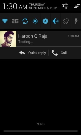 New CM10 SMS Notification Expanded