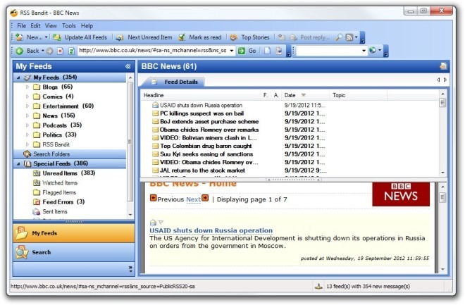 RSS Bandit RSS Bandit