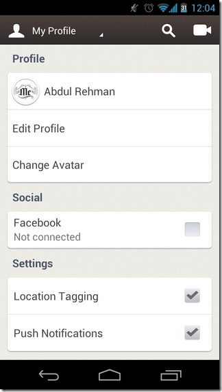 Telly-Android-Profile Telly-Android-Profile
