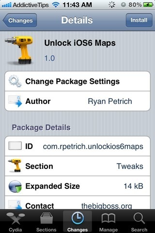 Unlock iOS 6 Maps