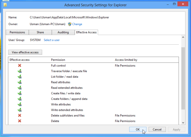 effective permission effective permission