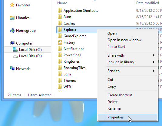 right click Explorer right click Explorer