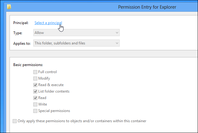 select principal select principal