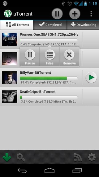 utorrent-Android-Home utorrent-Android-Home