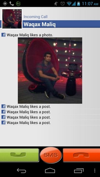 CallFlakes-Android-Incoming