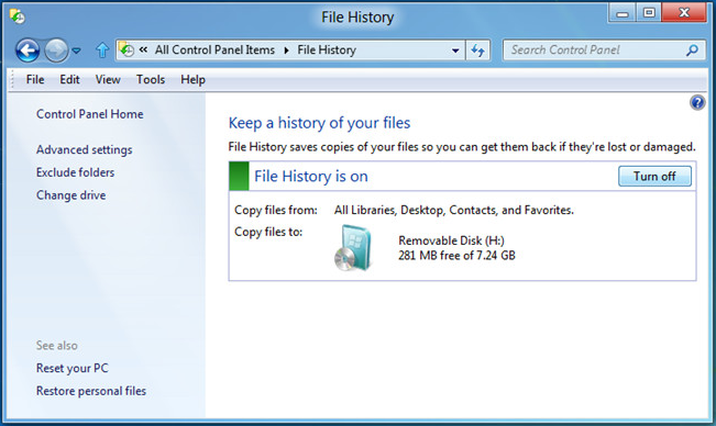 File history File history
