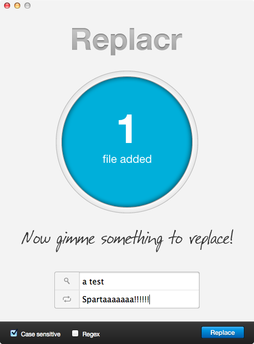 Replacr text Replacr text