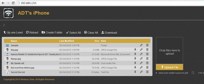 Web-interface