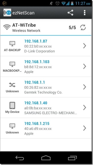ezNetScan-Android-Devices ezNetScan-Android-Devices